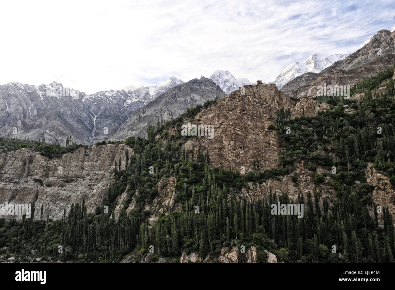Altit Fort, Hunza valley, Himalayas, Pakistan Stock Photo