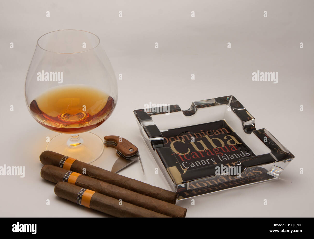 Rum brandy tobacco hi-res stock photography and images