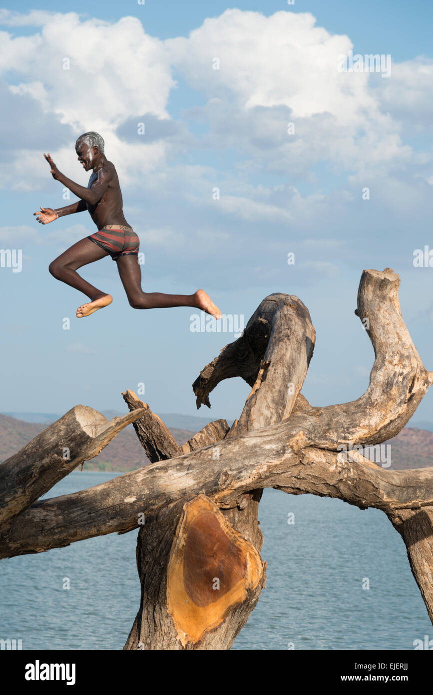 Lake Baringo. Rift Valley. Kenya. Stock Photo