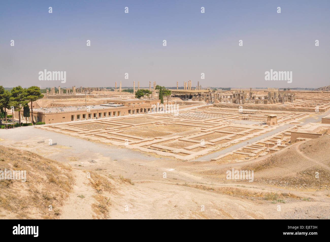 Ruins of famous persian capital Persepolis in current Iran Stock Photo