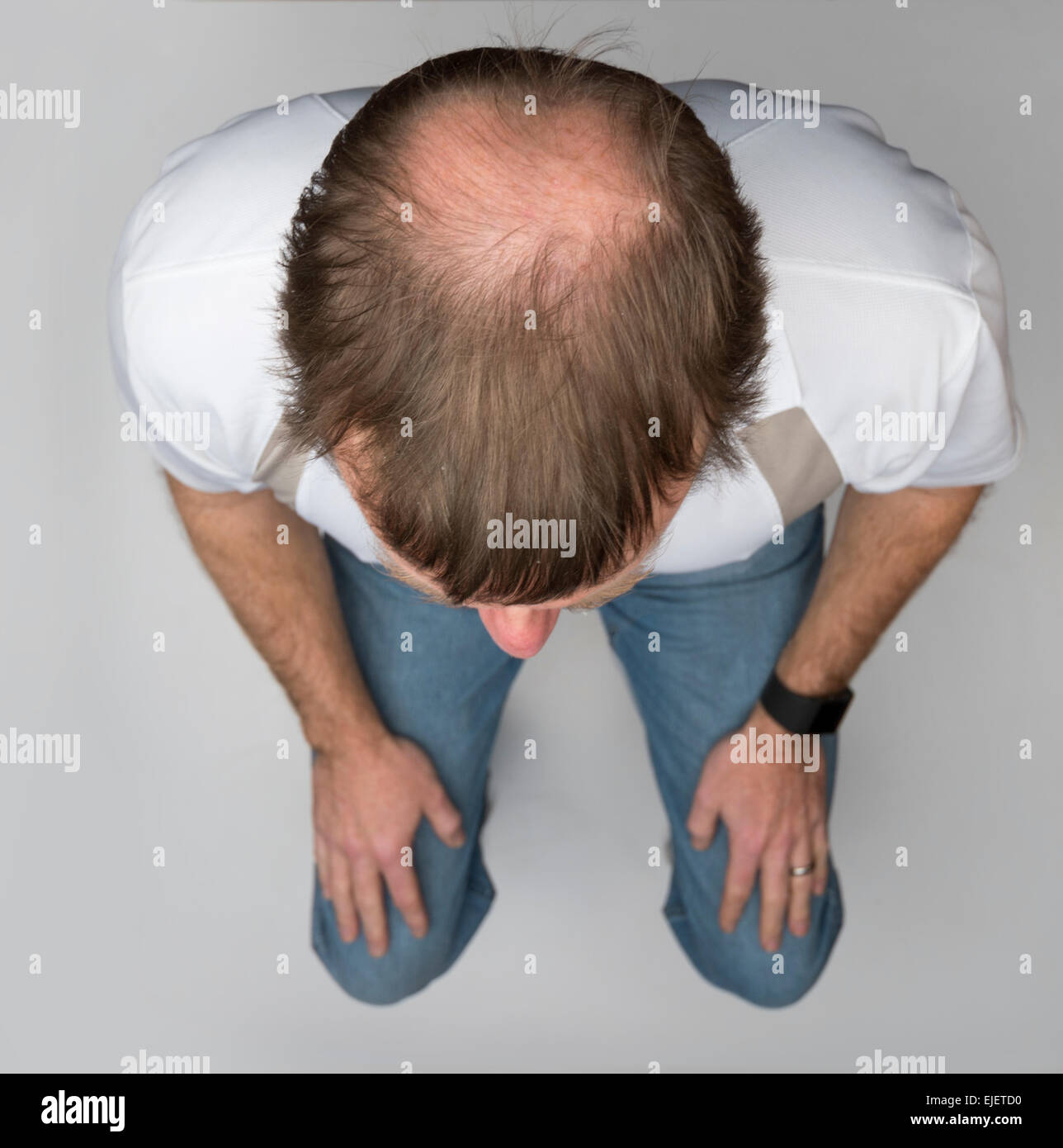 Man bald spot hires stock photography and images Alamy