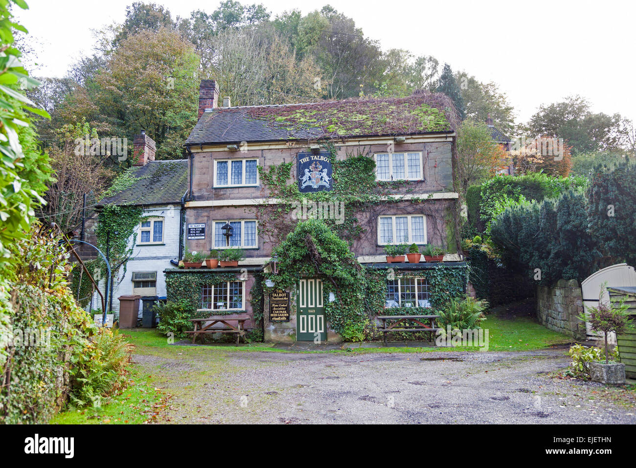 The Talbot Inn or pub or public house Alton Staffordshire England UK