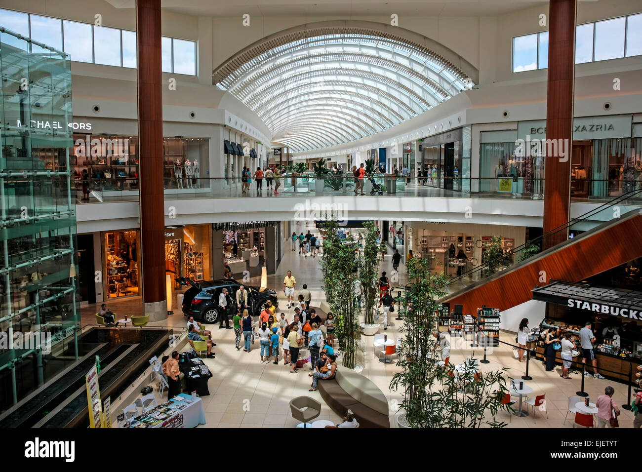Inside the new University Town Center Mall located just off I-75 on University Parkway in Sarasota FL Stock Photo