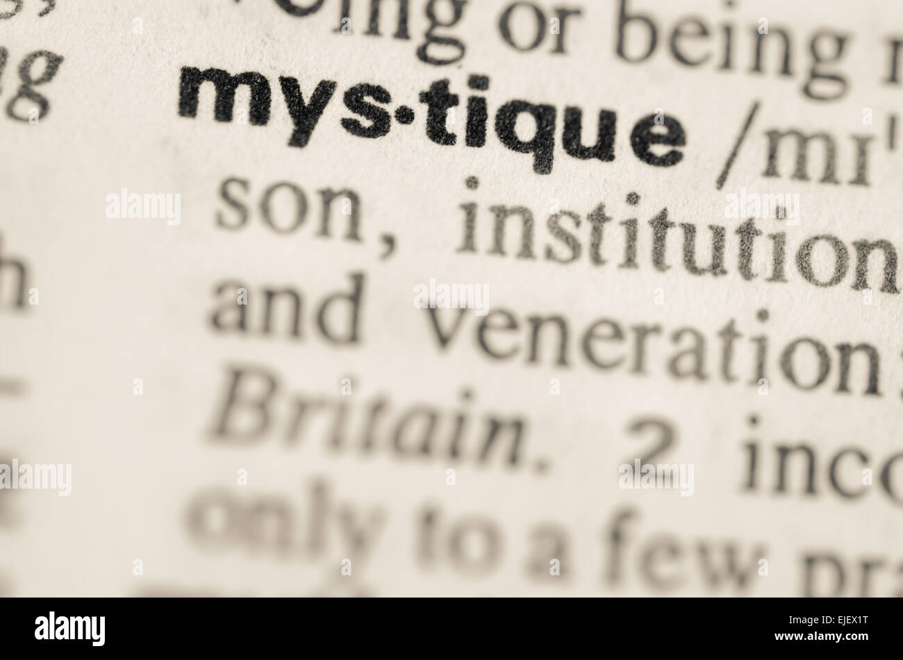 Mystique Meaning