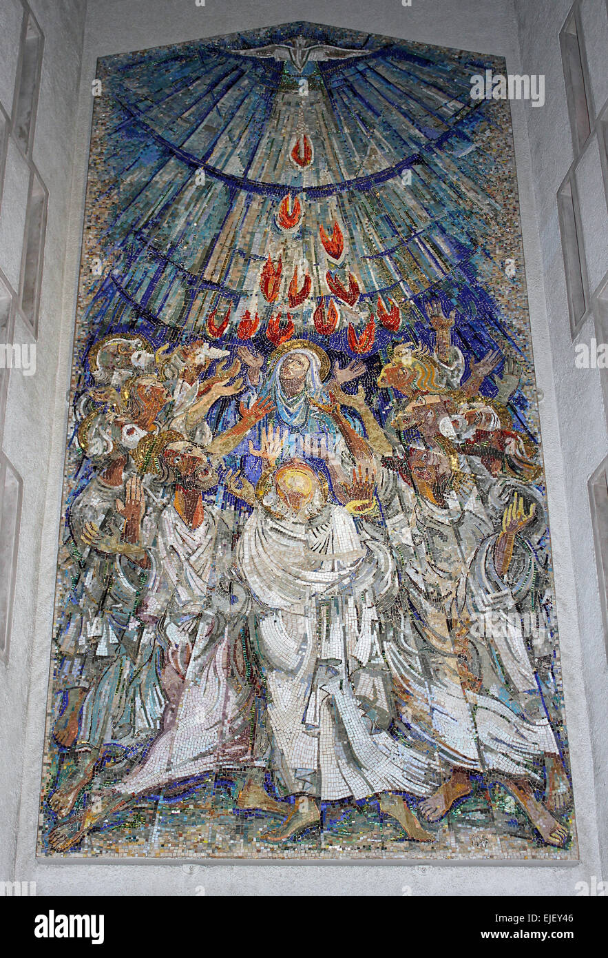 Pentecost Mosaic Stock Photo