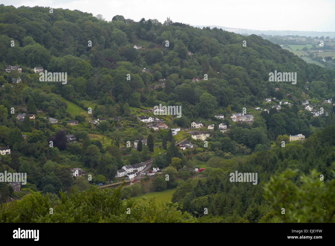 Symonds Yat West on the River Wye Herefordshire England UK Stock Photo