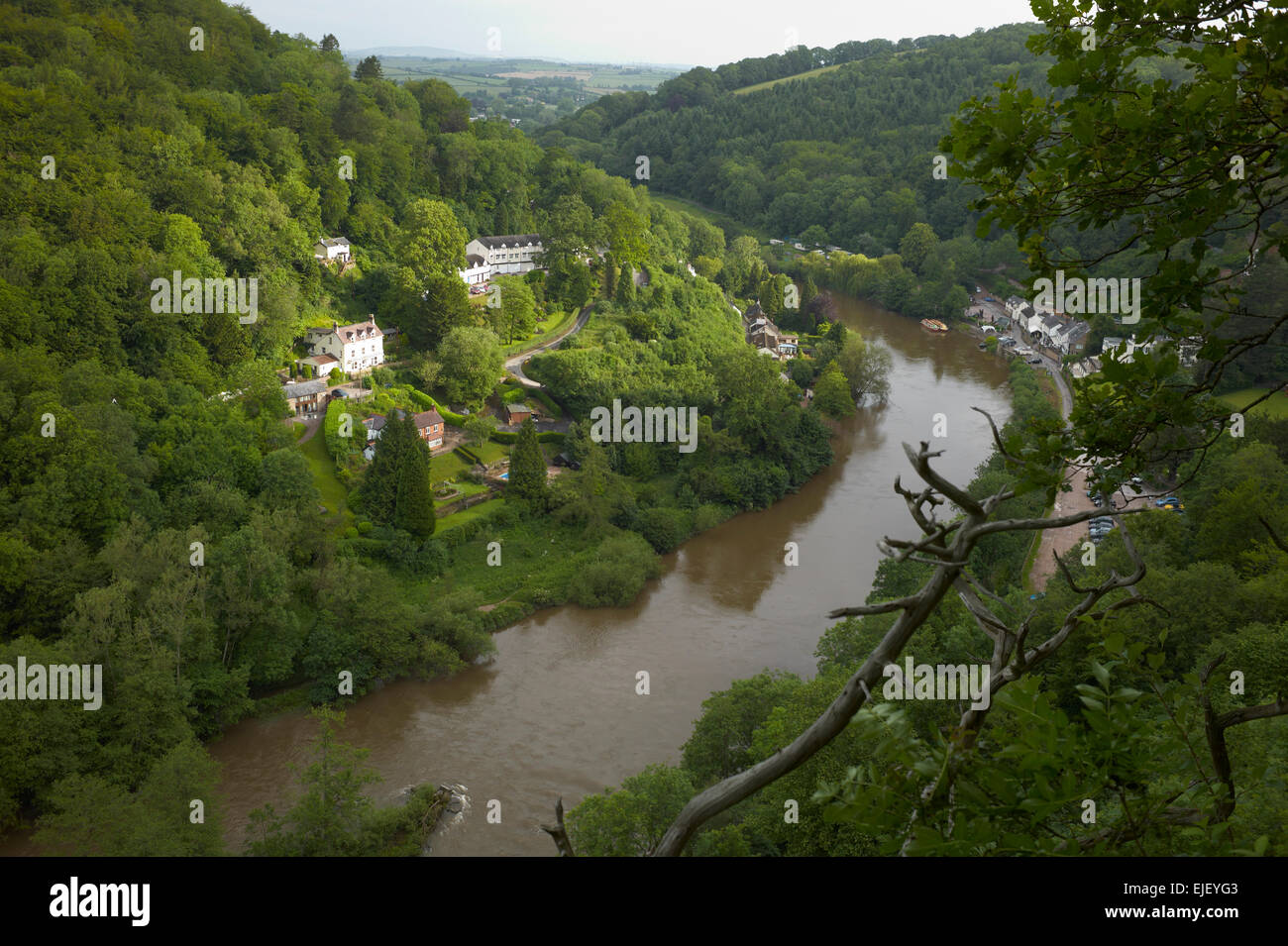 Symonds Yat West on the River Wye Herefordshire England UK Stock Photo