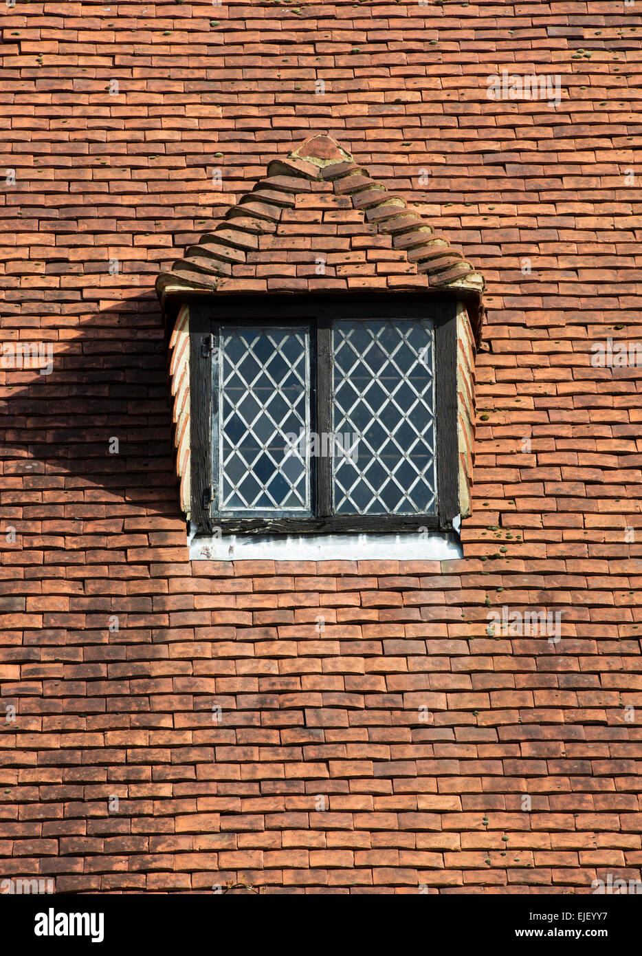 RHS Wisley laboratory Dormer window and roof tiles. Surrey, England Stock Photo