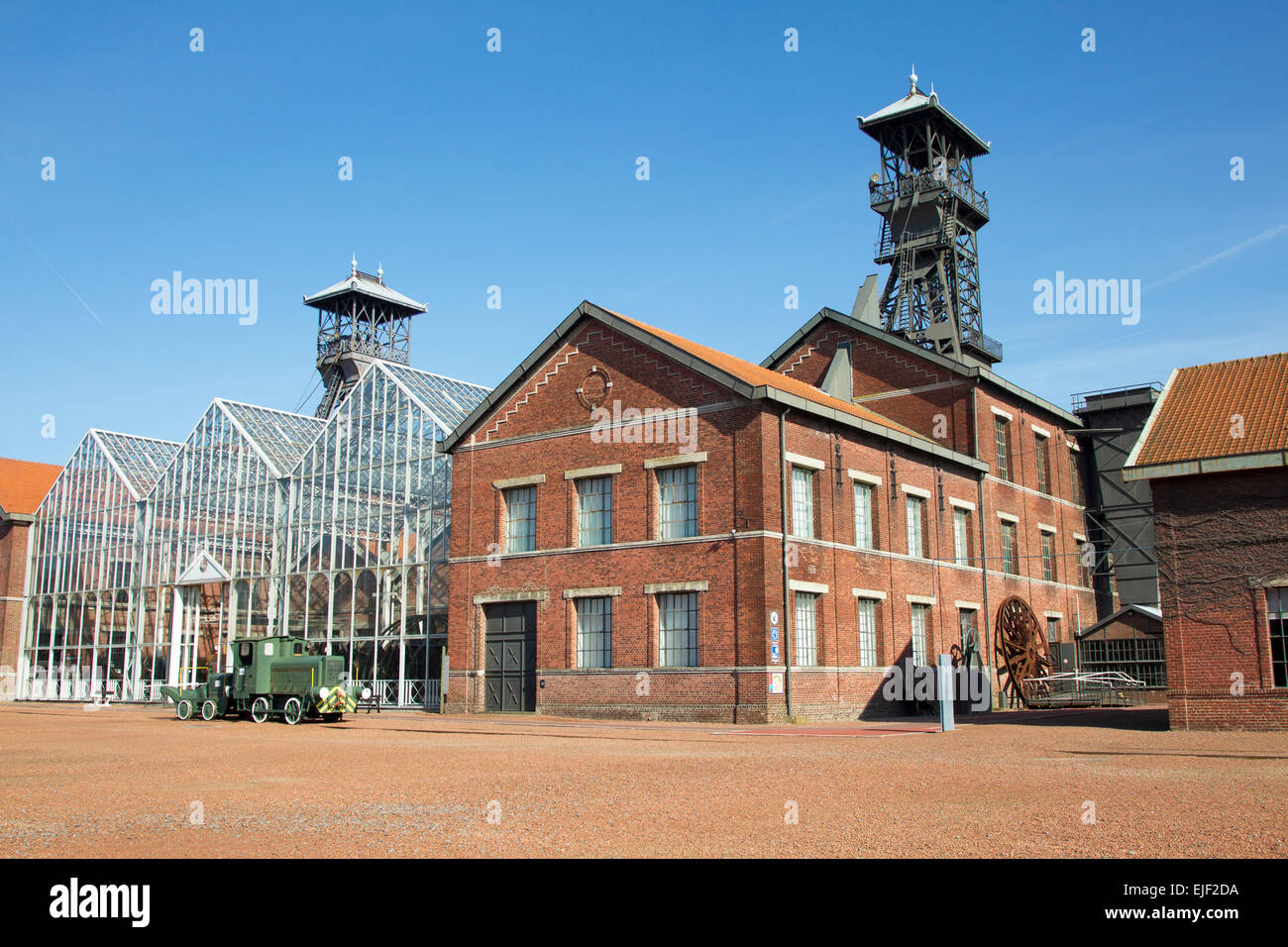Mining museum in Lewarde, France. Stock Photo