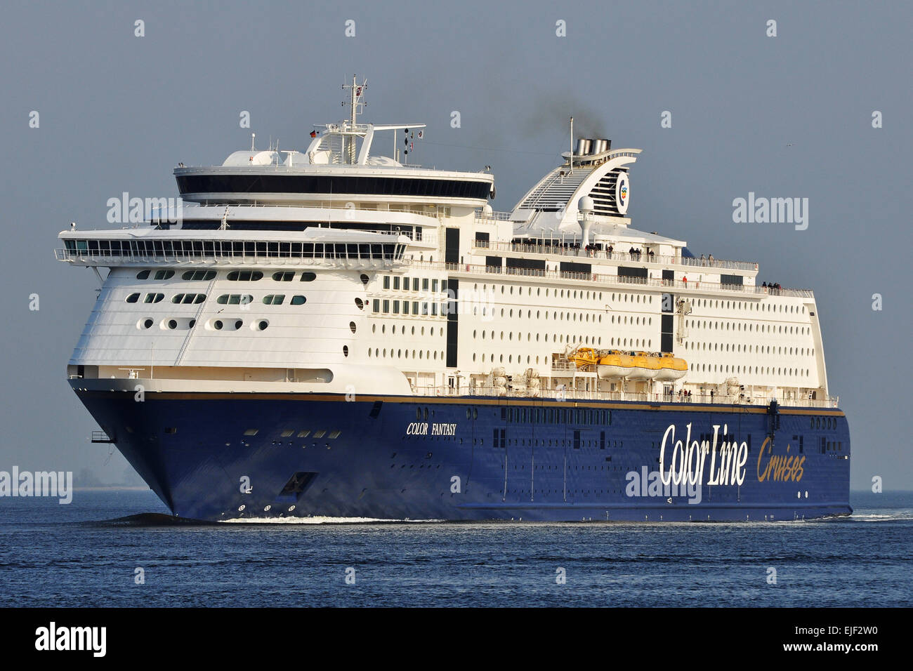 Shopping mall cruise ship MS Color Fantasy, Color Line shipping company,  Oslo, Norway Stock Photo - Alamy