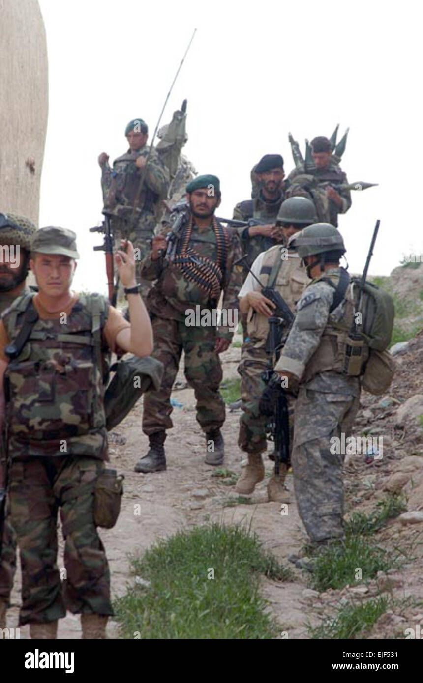 070414A6669H001 SANGIN, Afghanistan A U.S. Special Forces sergeant