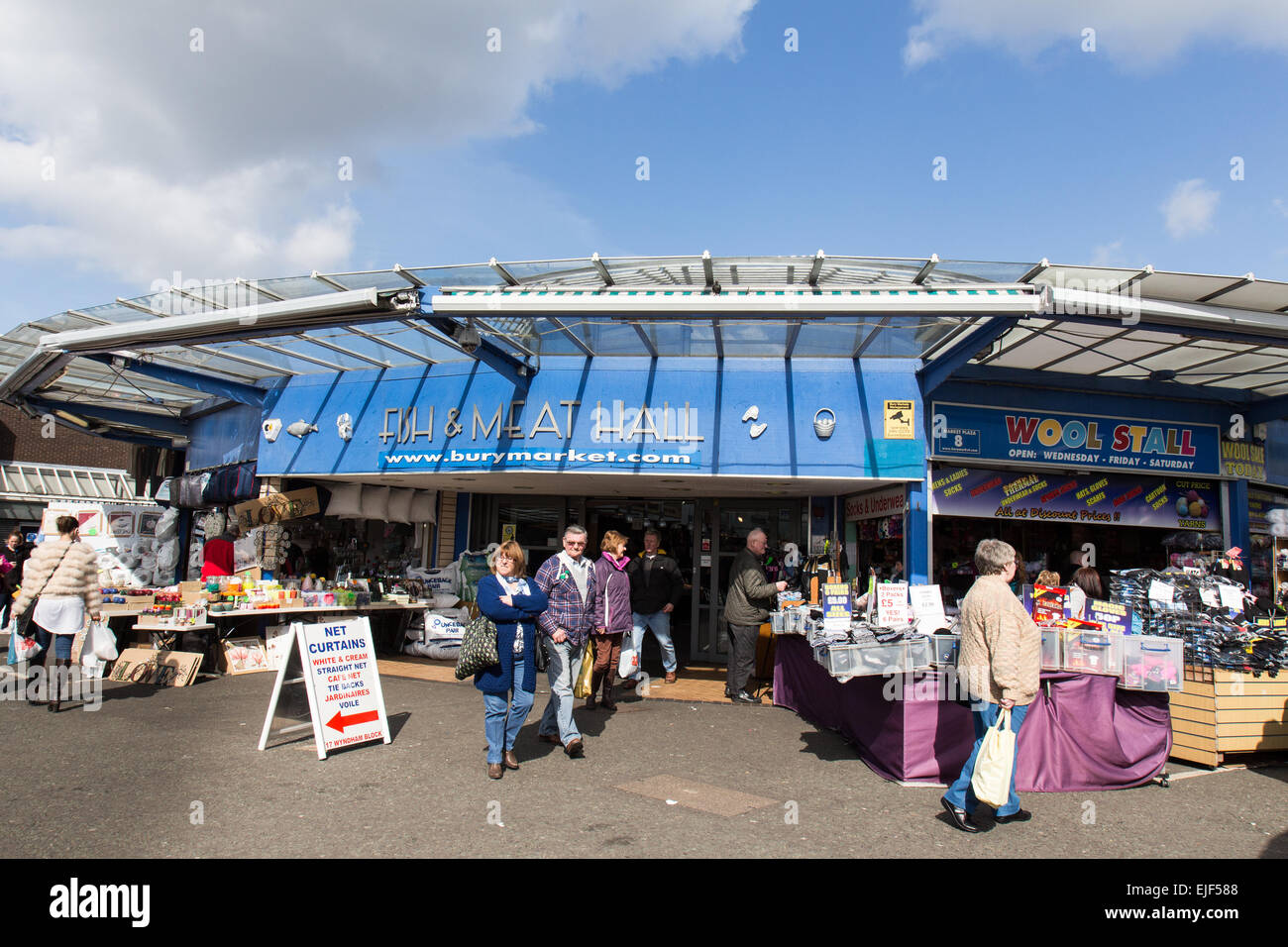 Bury Market Bury Greater Manchester High Resolution Stock Photography