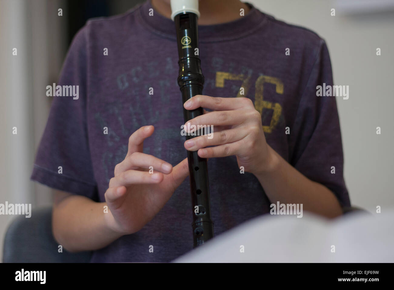 Recorder musical instrument hires stock photography and images Alamy