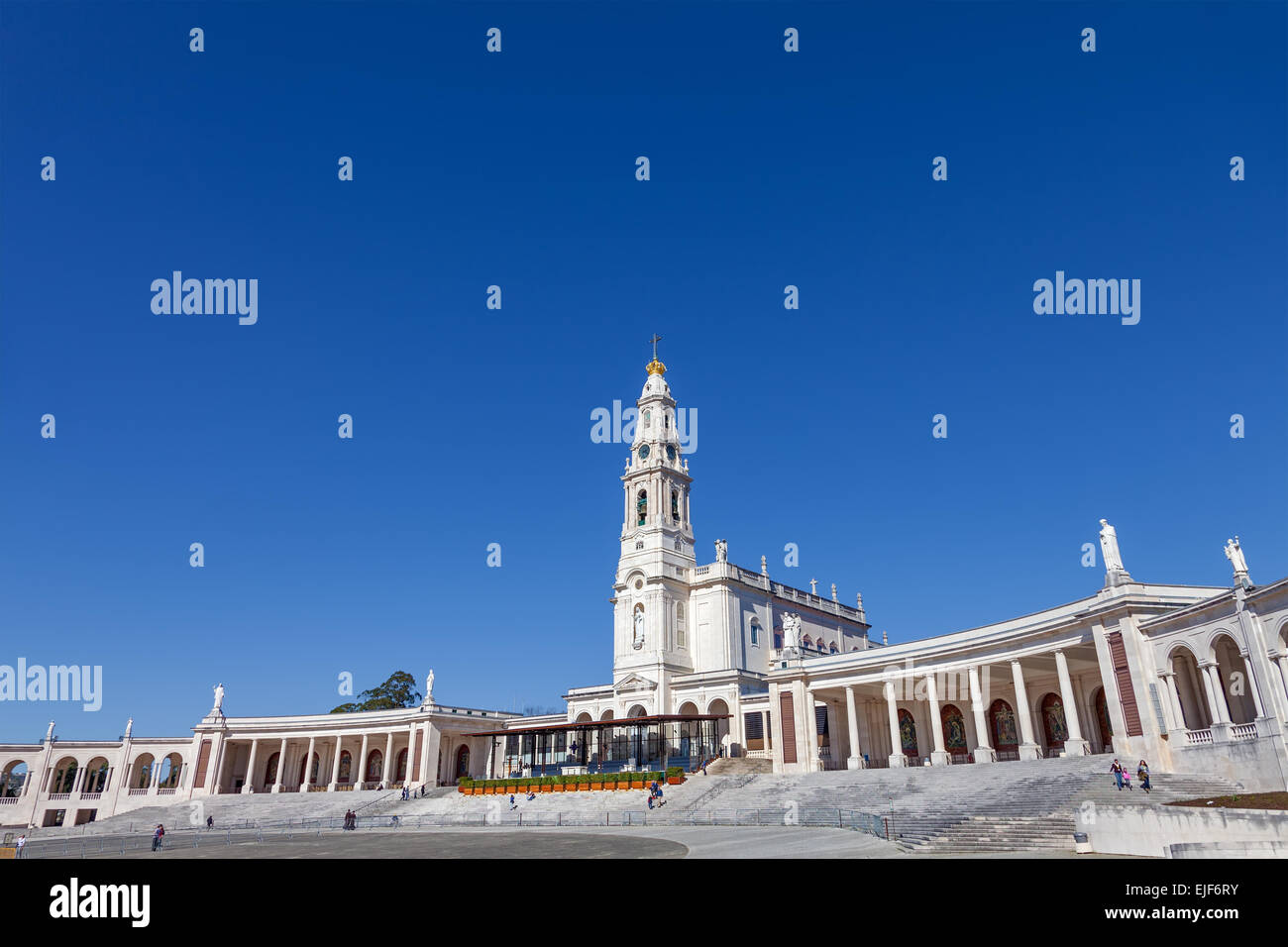 Sanctuary of Fatima, Portugal. Basilica of Nossa Senhora do Rosario and