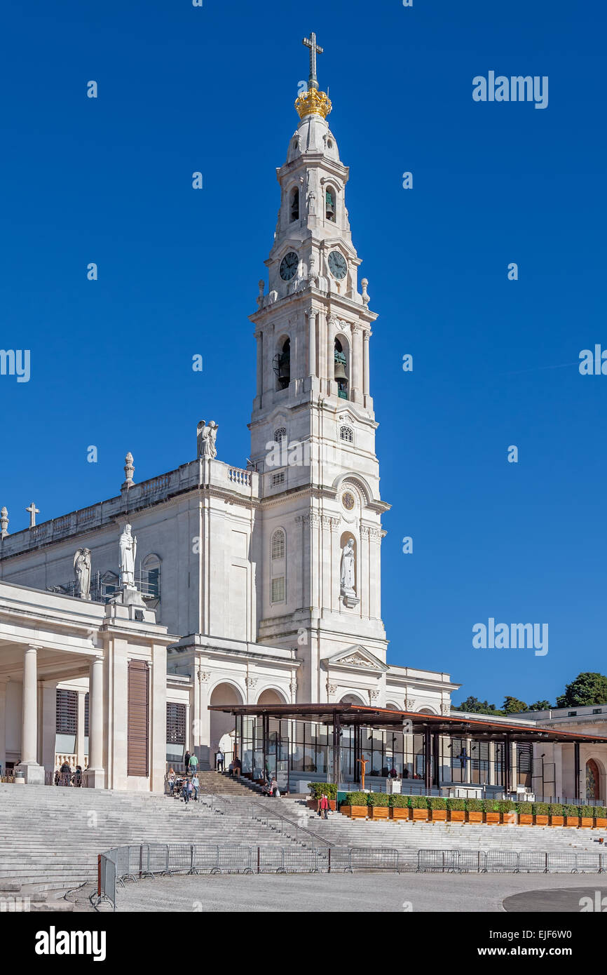 Sanctuary of Fatima Portugal. Basilica of Nossa Senhora do Rosario. A