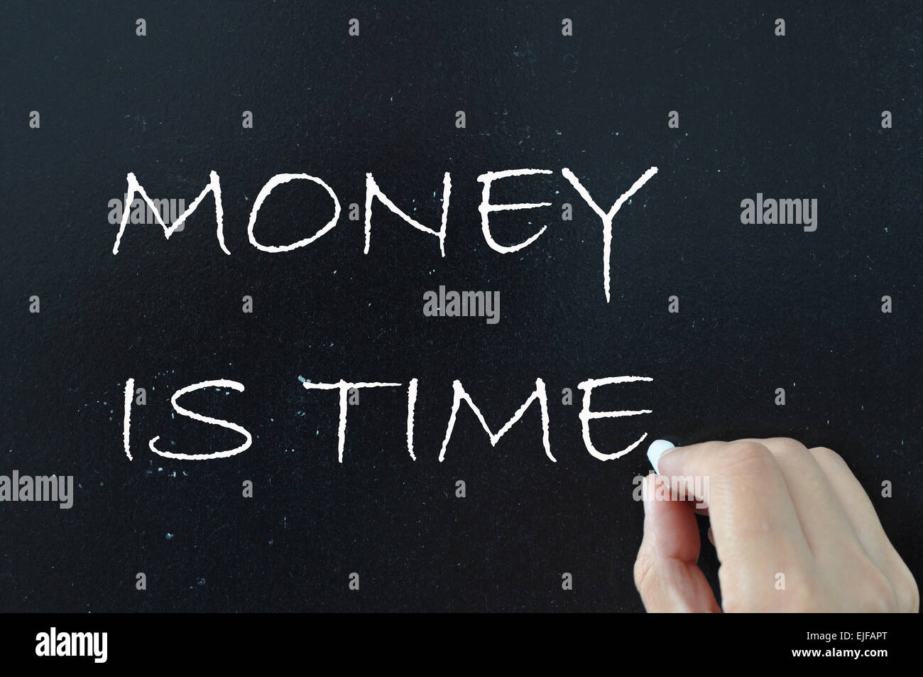 Money is time concept Stock Photo