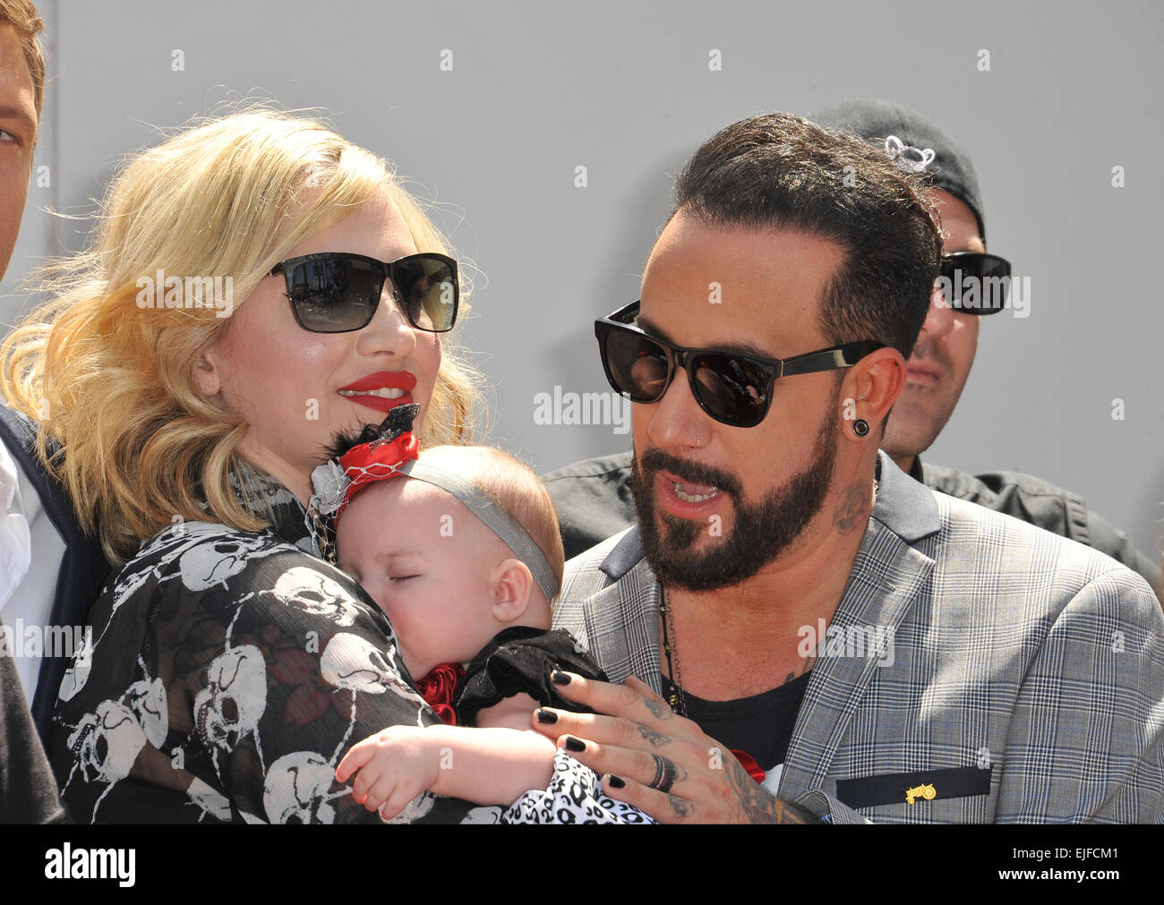 Aj mclean daughter hi-res stock photography and images - Alamy