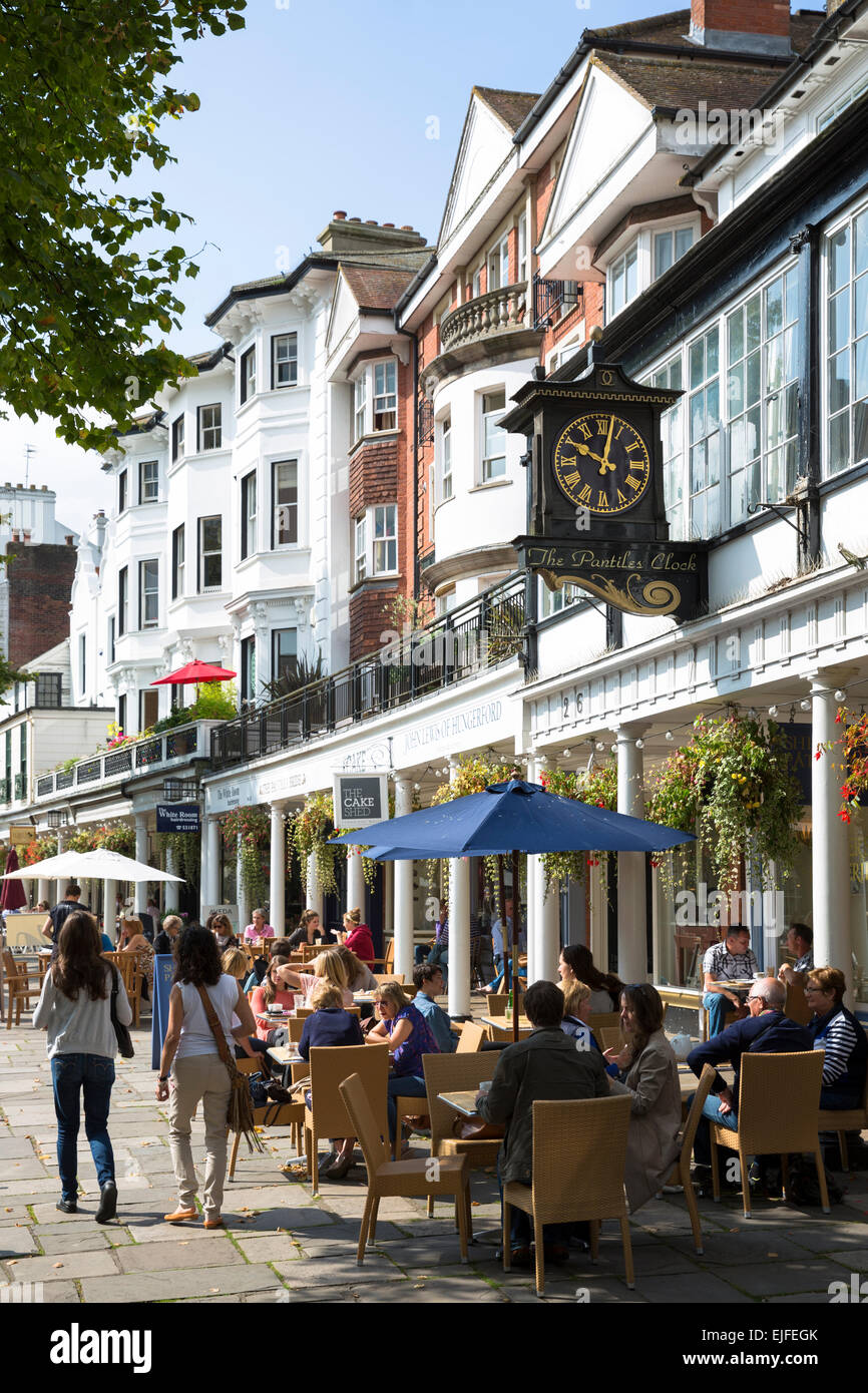 Street cafe cafes restaurant restaurants the pantiles tunbridge wells