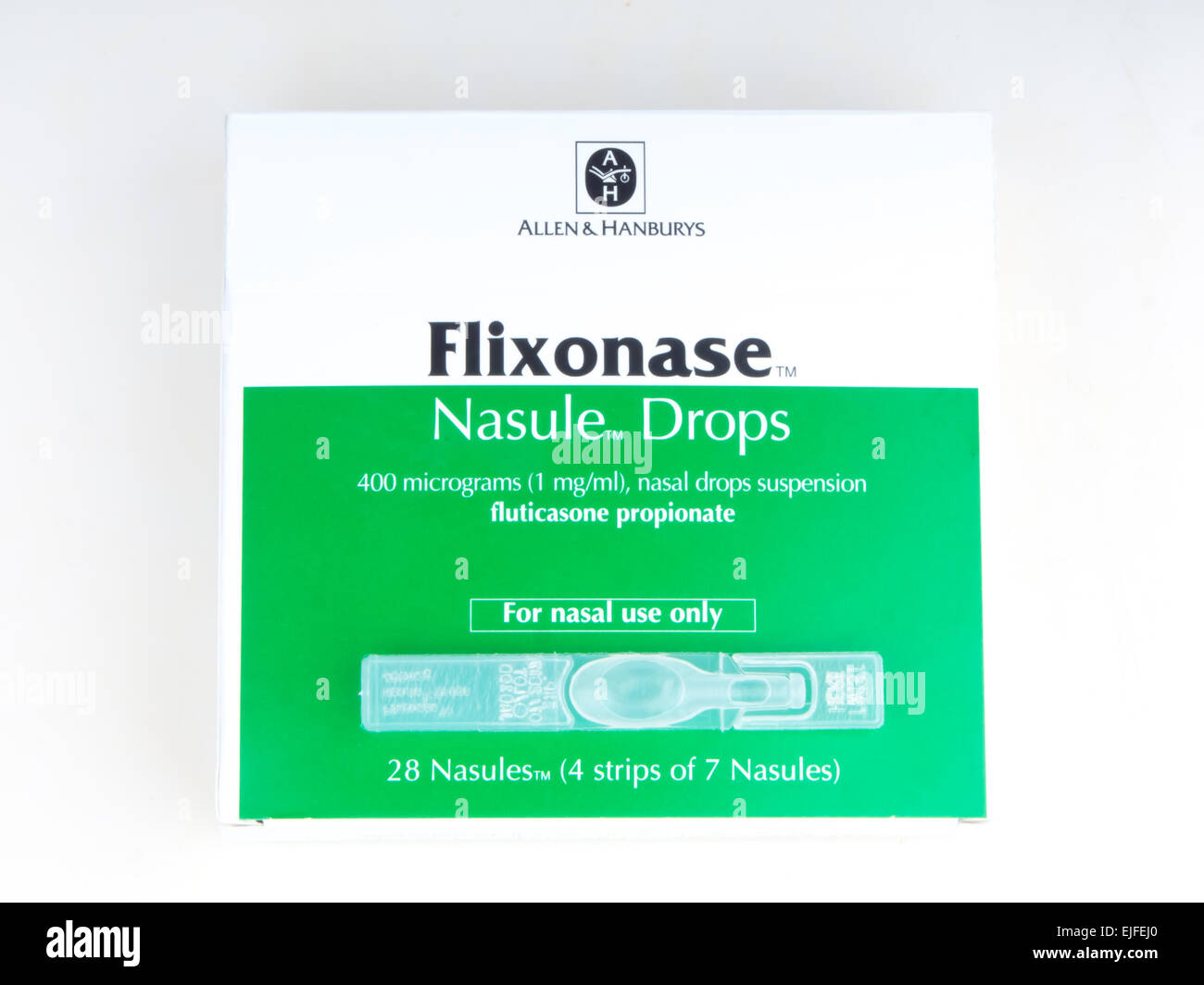 Flixonase 400 micrograms Nasule Drops suspension packaging and nasule