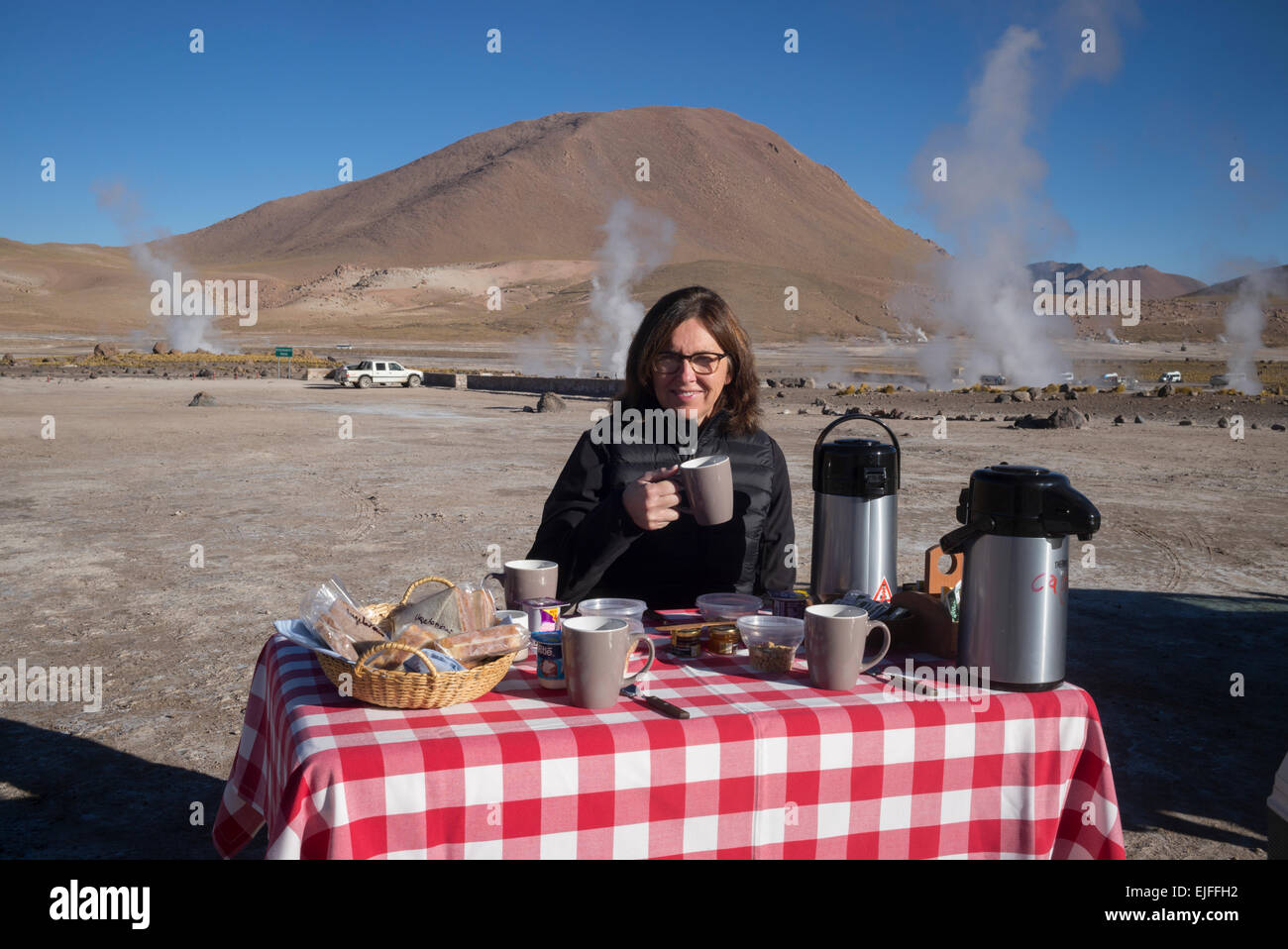 El Tatio, Calama, San Pedro de Atacama, El Loa Province, Antofagasta Region, Chile Stock Photo