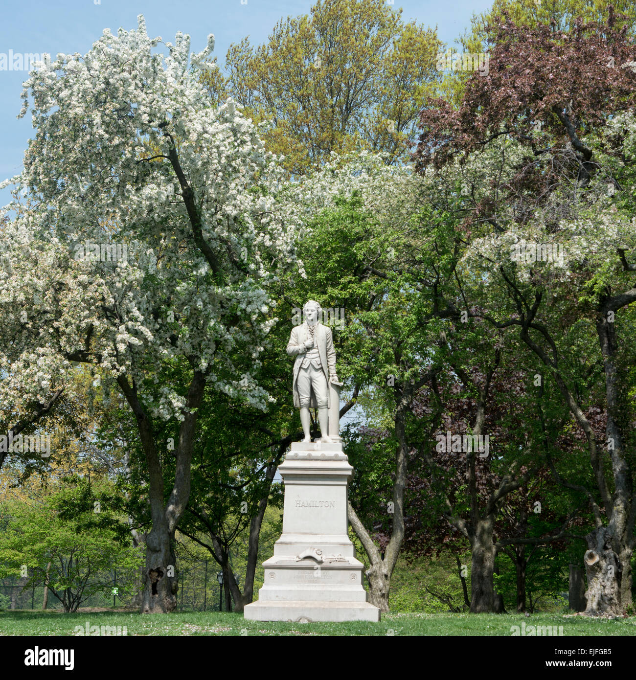 Statue in Central Park, Manhattan, New York City, New York State, USA