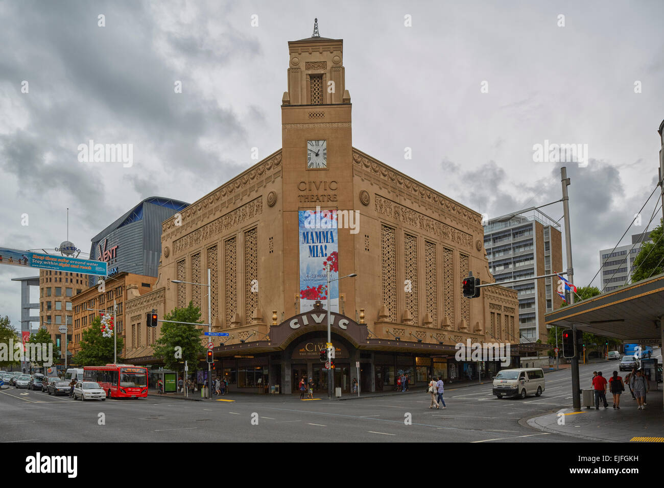 Civic Theatre, Queen Street, Auckland, New Zealand Stock Photo