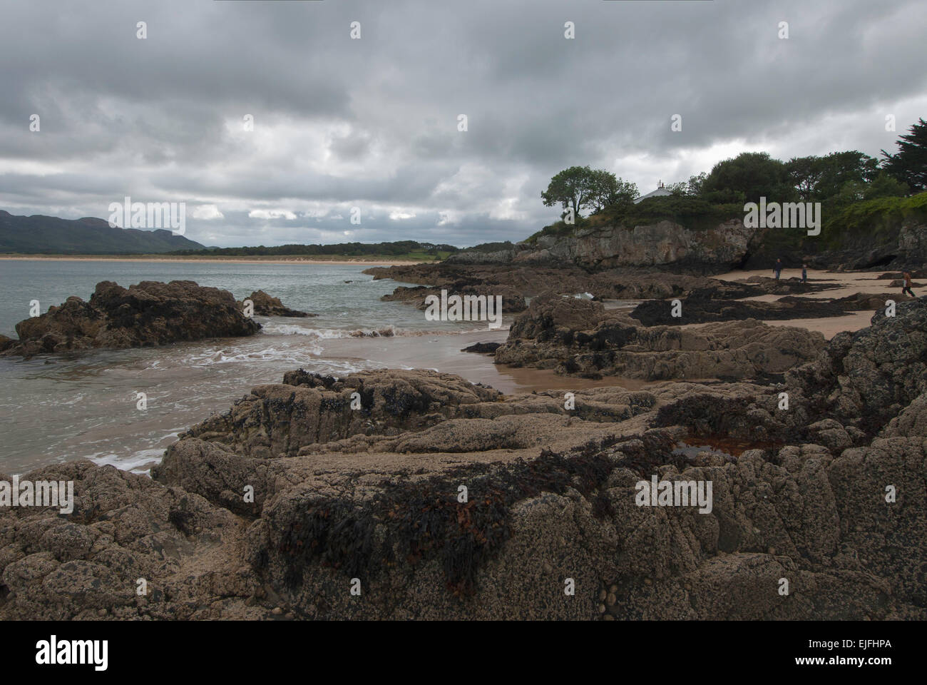 A view of Lough Swilly from Portsalon, County Donegal, Ireland Stock Photo