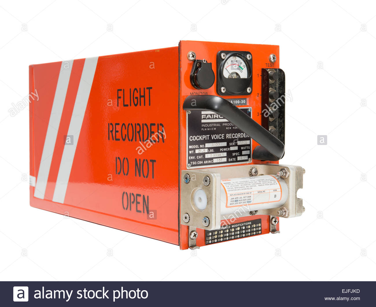 Flight Data Recorder Cockpit Voice Recorder Fairchild A100 the type ...