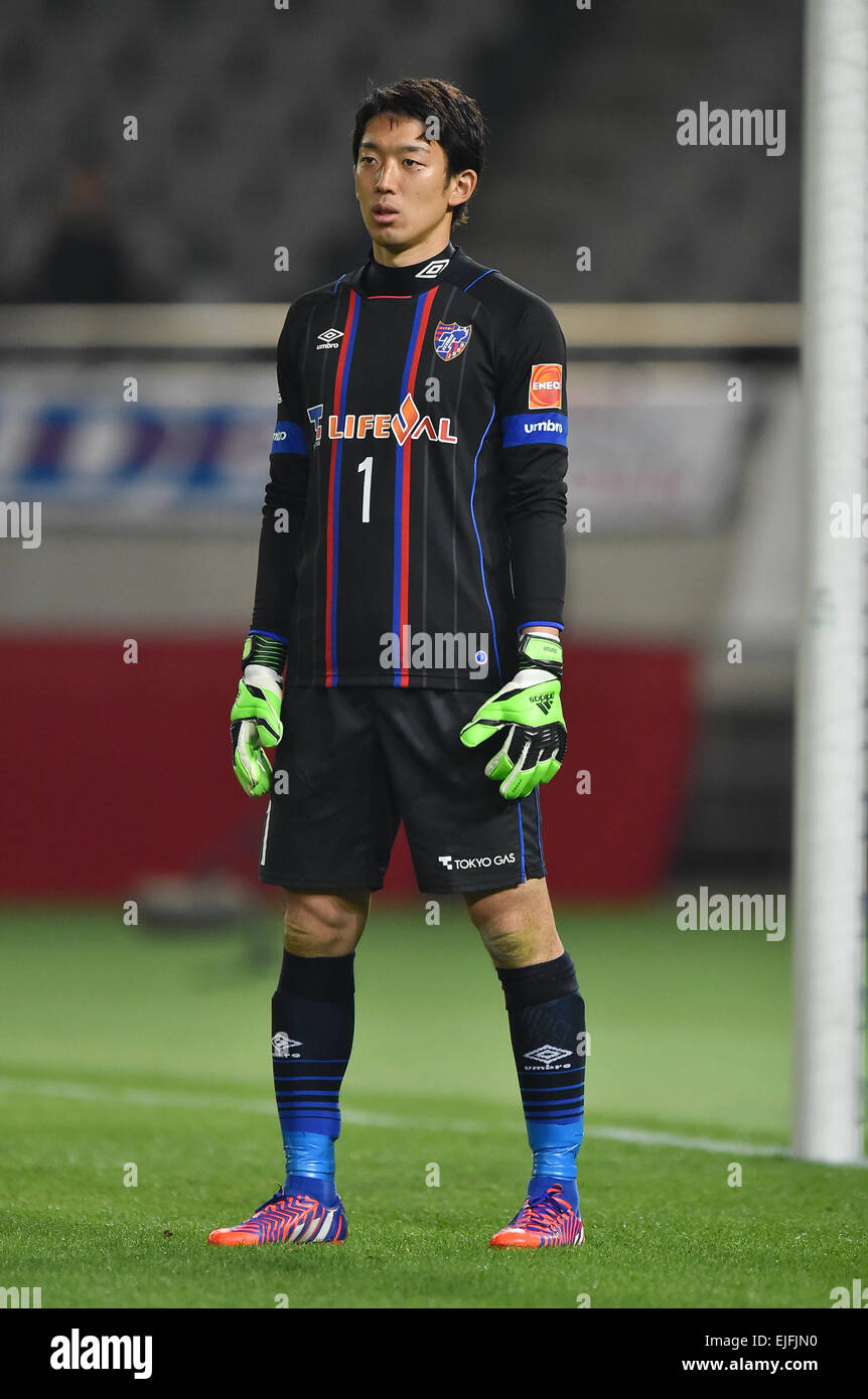 Tokyo Japan 18th Mar 15 Shuichi Gonda Fc Tokyo Football Soccer 15 J League Yamazaki Nabisco Cup Group A Match Between F C Tokyo 2 1 Albirex Niigata At Ajinomoto Stadium In Tokyo Japan C