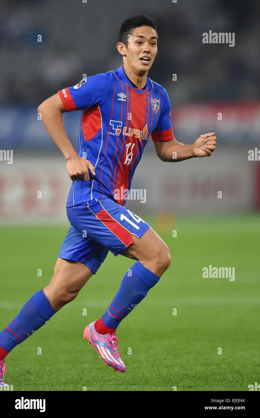 Tokyo Japan 18th Mar 15 Yoshinori Muto Fc Tokyo Football Soccer 15 J League Yamazaki Nabisco Cup Group A Match Between F C Tokyo 2 1 Albirex Niigata At Ajinomoto Stadium In Tokyo Japan C