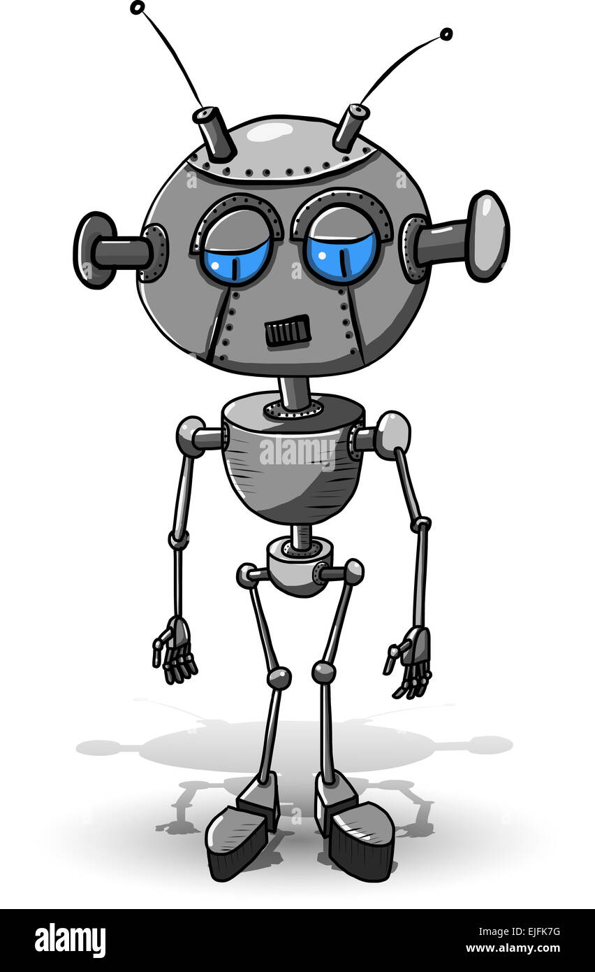 cartoon-illustration-of-a-sad-iron-robot-stock-photo-alamy