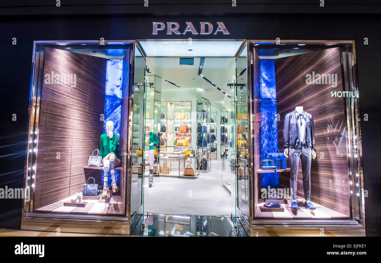 Exterior of a Prada store in Las Vegas strip Stock Photo Alamy
