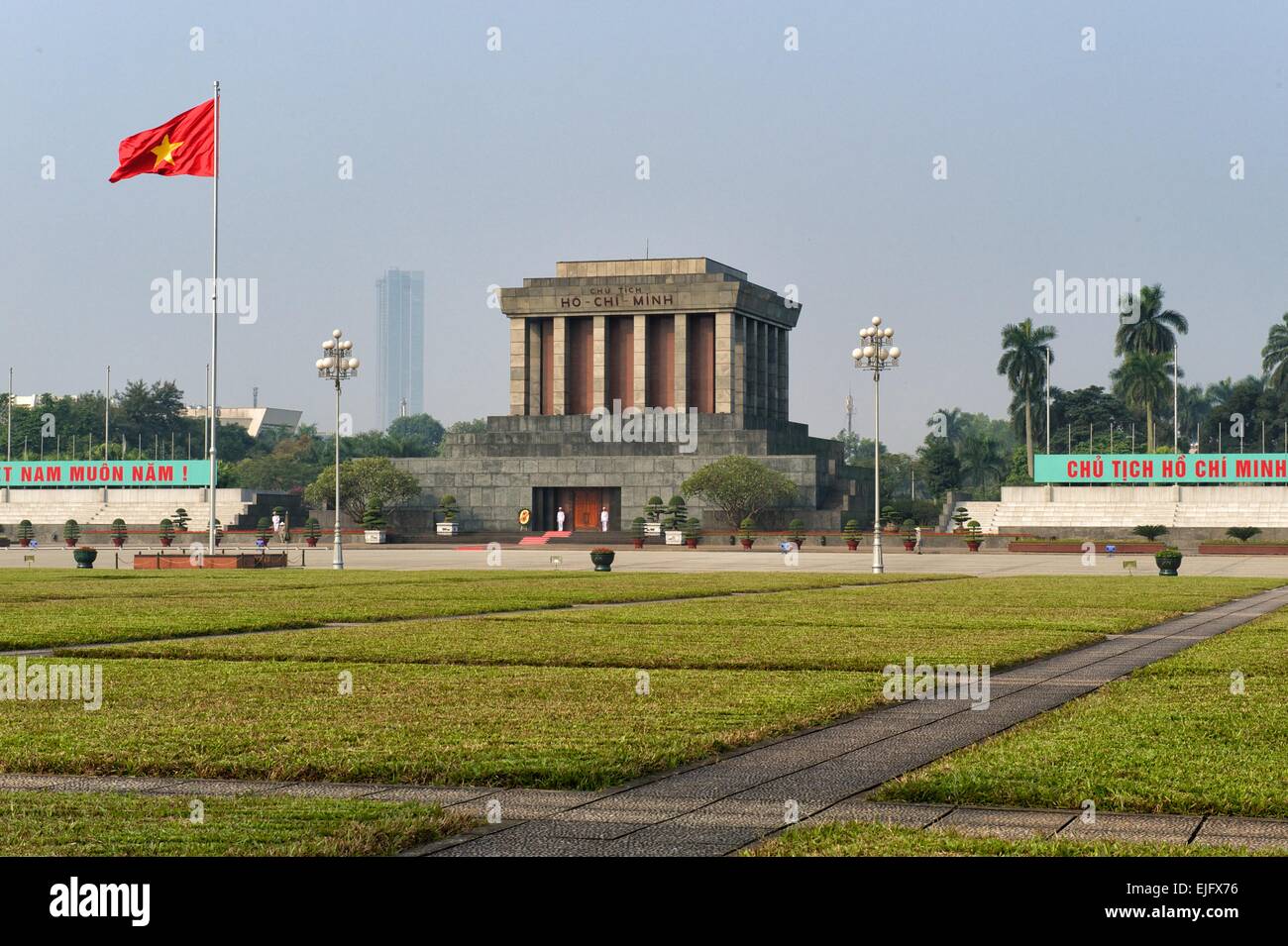 Ho Chi Minh Mausoleum, Hanoi, Vietnam Stock Photo