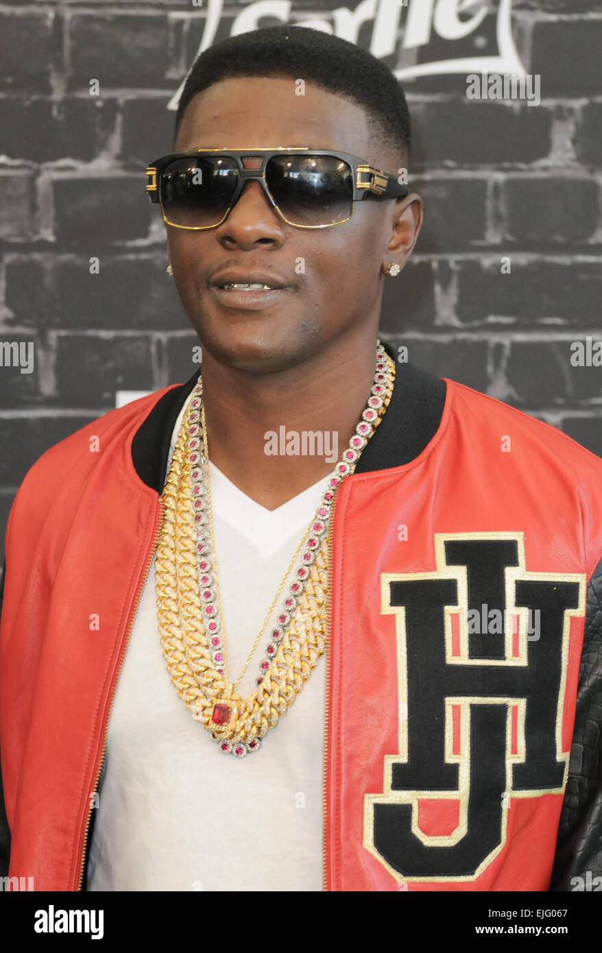 2014 BET Hip Hop Awards presented by Sprite held at The Atlanta Civic Center - Arrivals Featuring: Lil Boosie Where: Atlanta, Georgia, United States When: 20 Sep 2014 Stock Photo