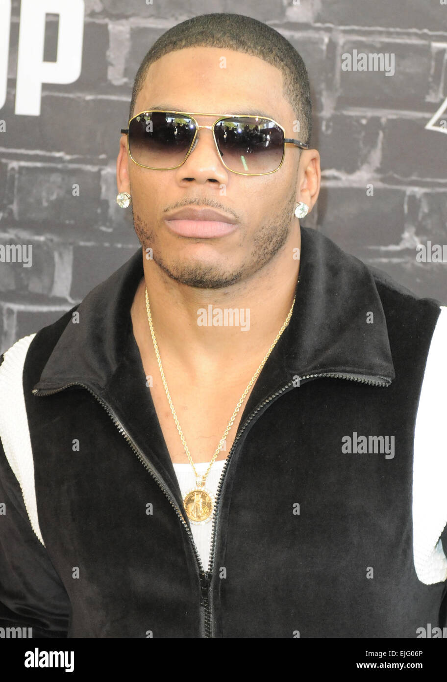 2014 BET Hip Hop Awards presented by Sprite held at The Atlanta Civic Center - Arrivals Featuring: Nelly Where: Atlanta, Georgia, United States When: 20 Sep 2014 Stock Photo