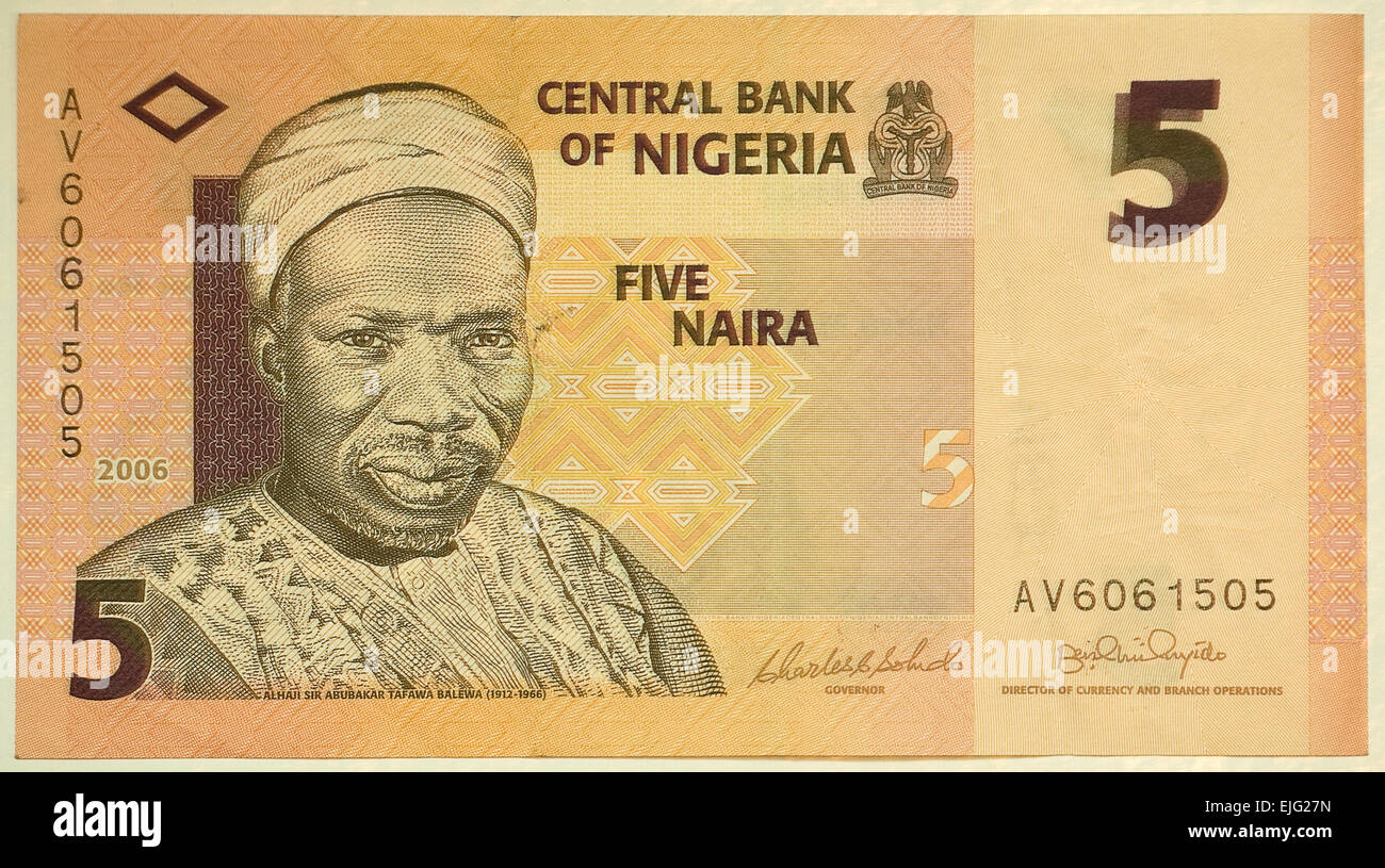 The naira (sign ?; code NGN) is the currency of Nigeria Stock Photo Alamy