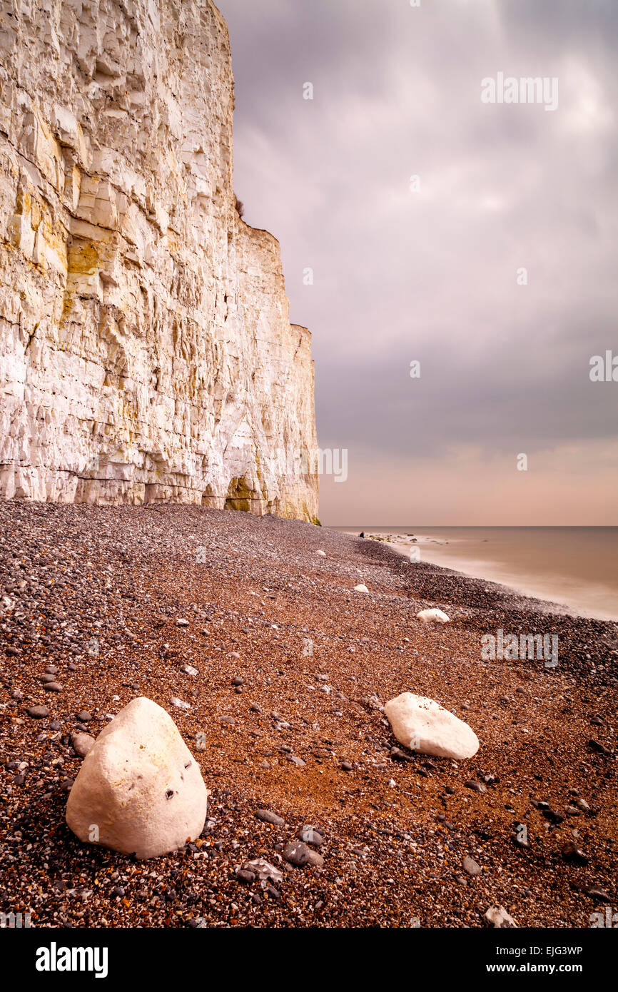 The Birling Gap near Eastbourne, Sussex, Uk Stock Photo