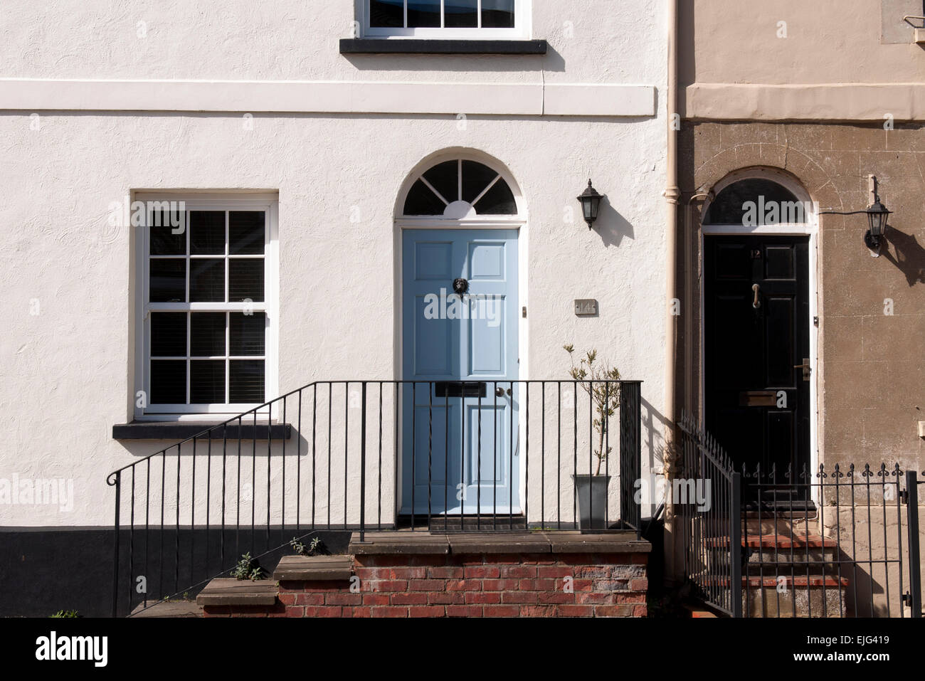 Houses in High Street, Brill, Buckinghamshire, England, UK Stock Photo