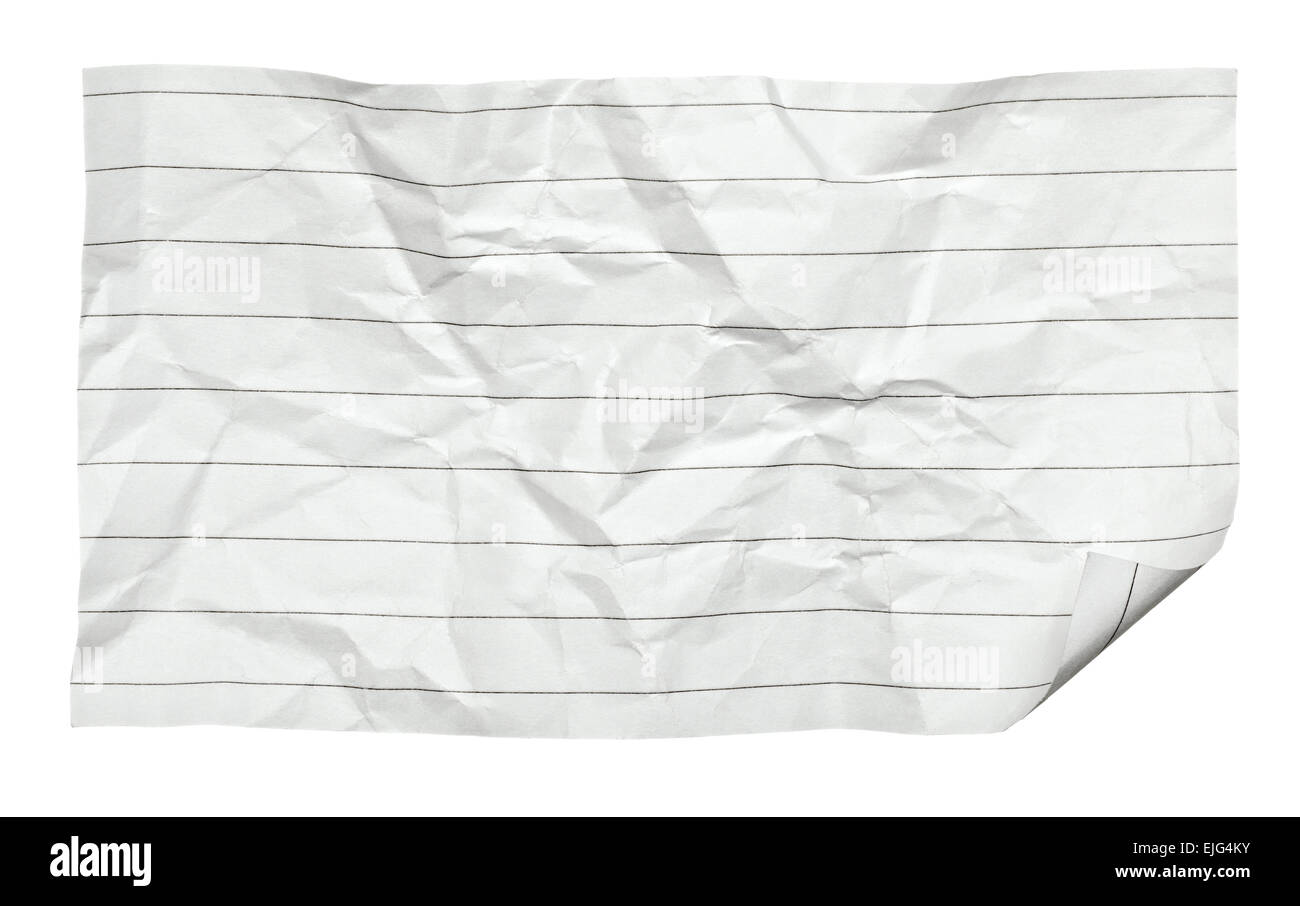 paper ball crumpled Stock Photo