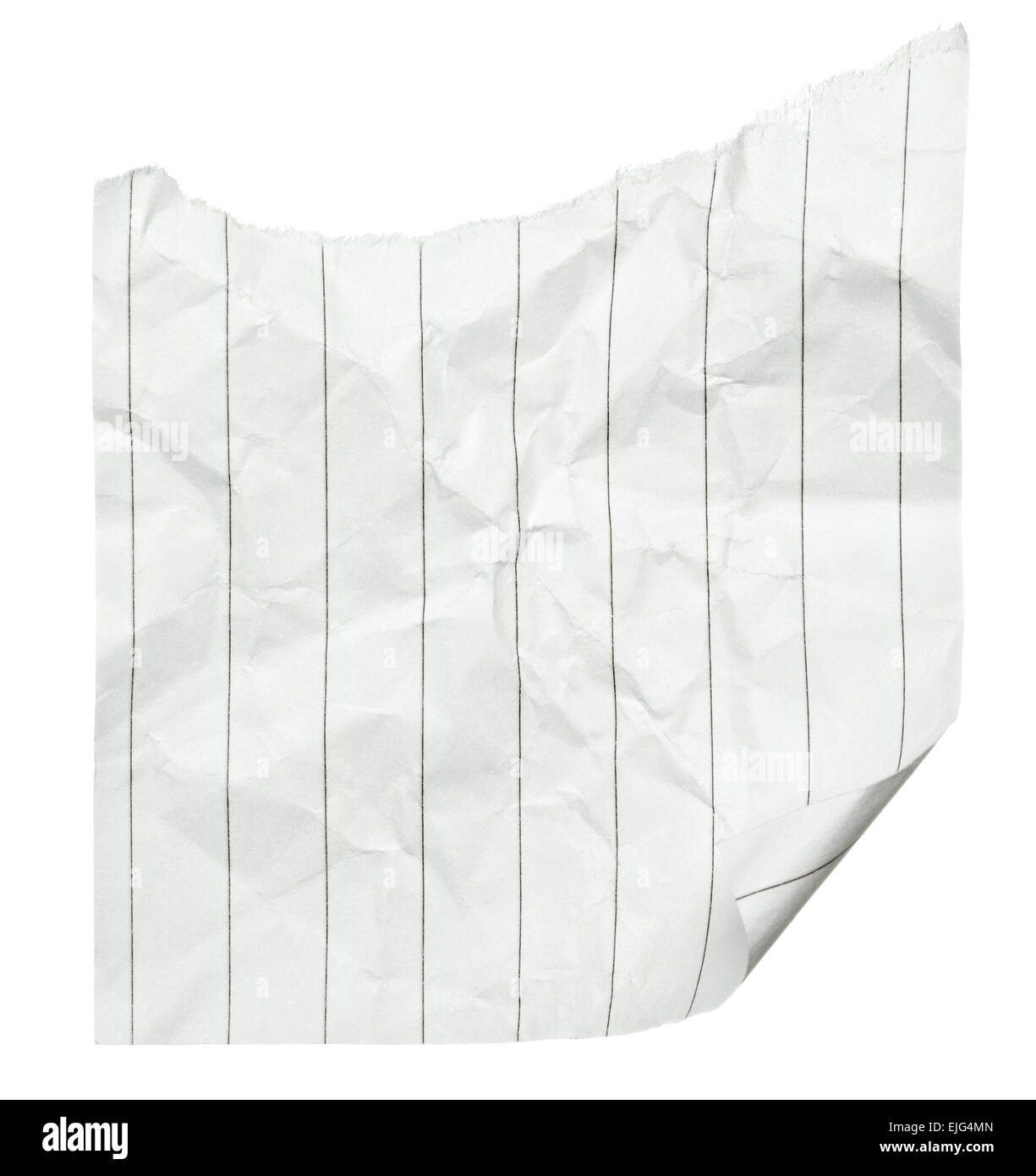 paper ball crumpled Stock Photo