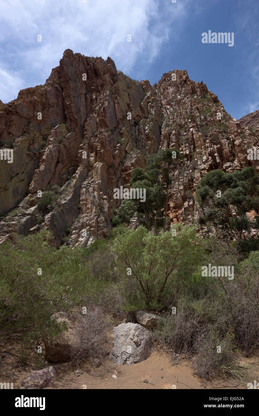 red rock at Swartberg Pass, South Africa Stock Photo - Alamy