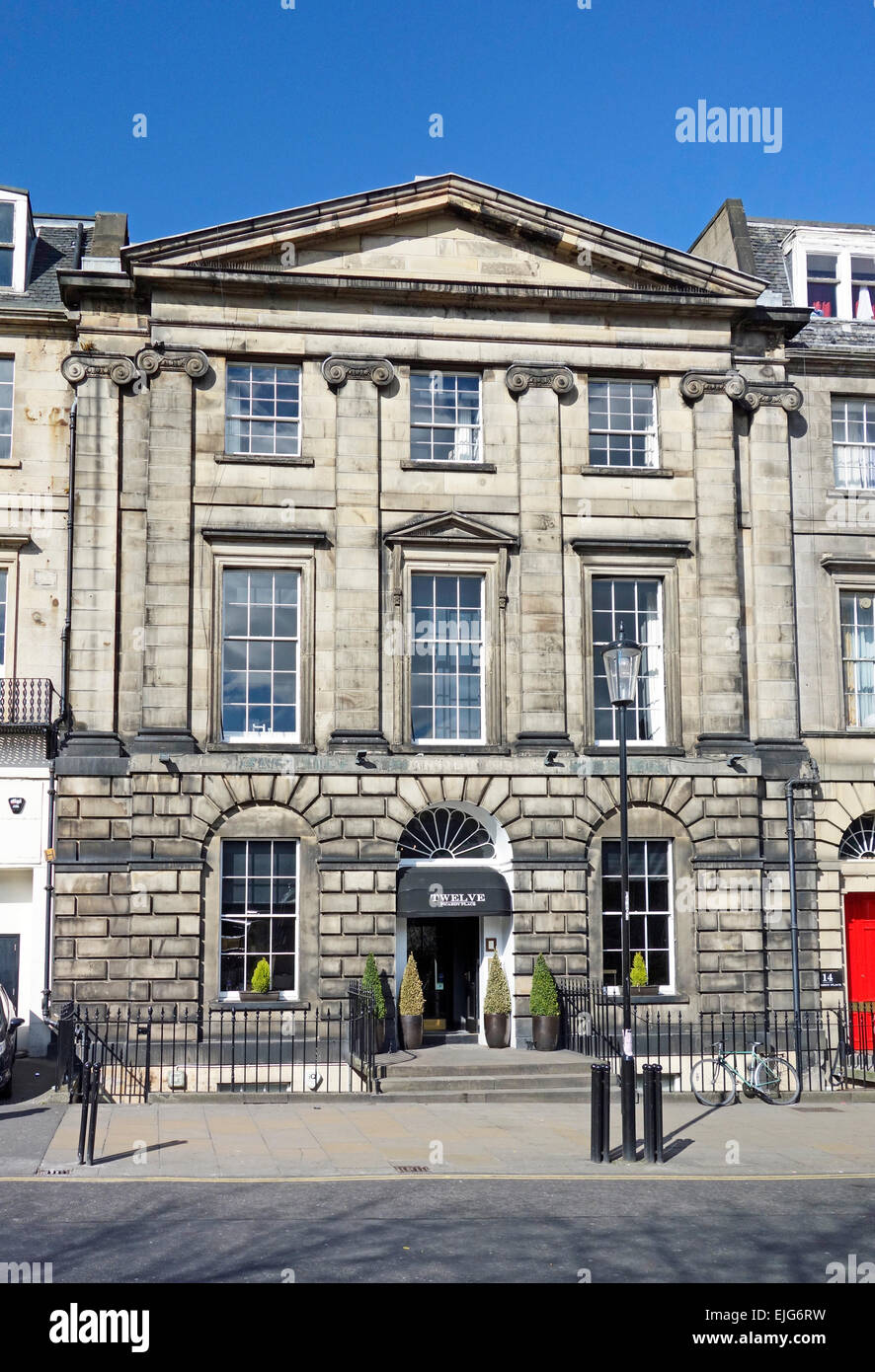 Hotel Twelve Picardy Place Edinburgh Scotland Stock Photo Alamy