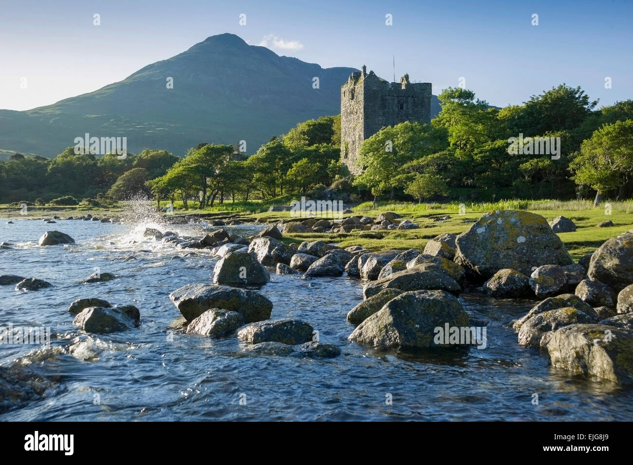 castle moy lochbuie isle of mull Stock Photo