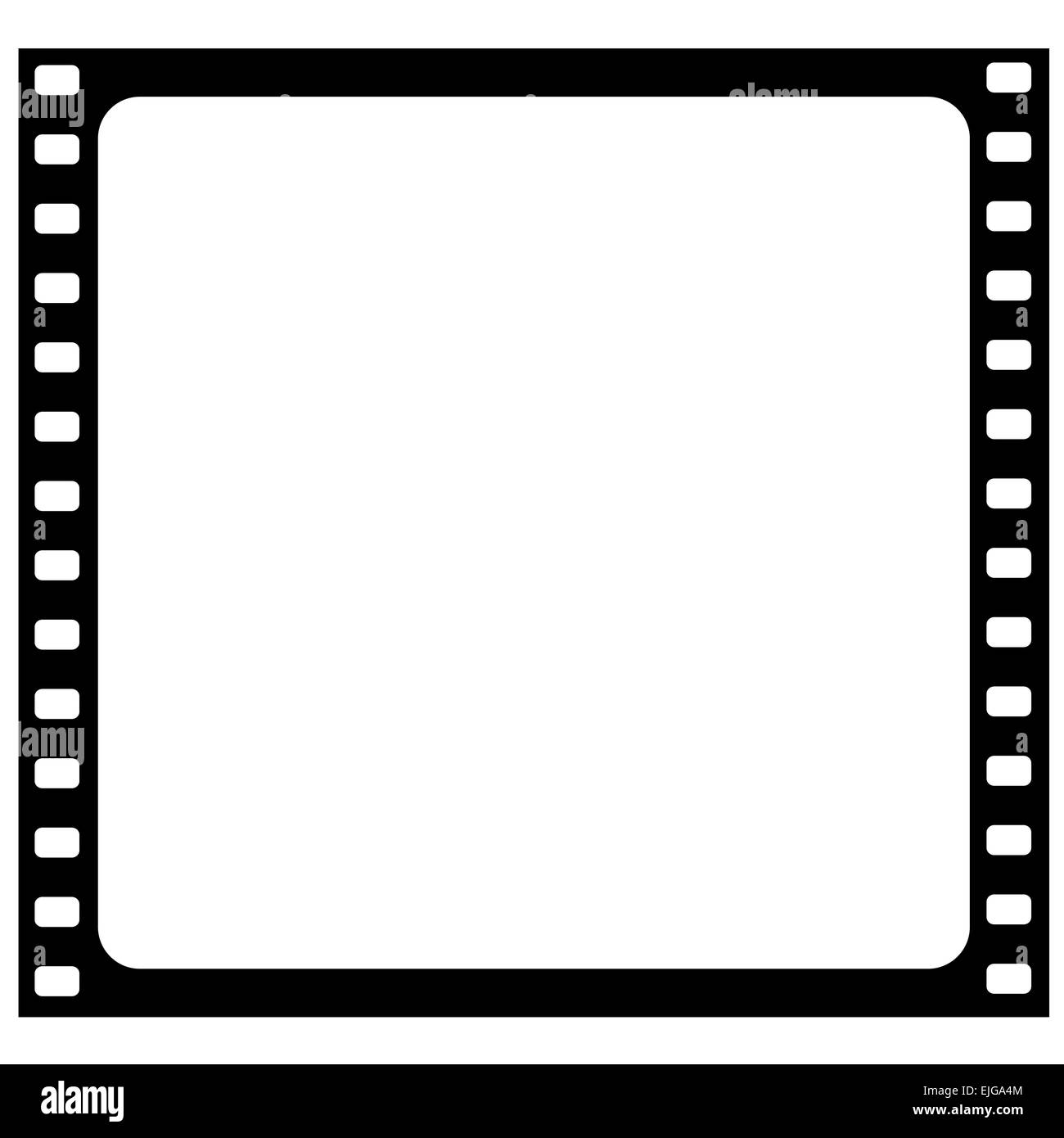 Illustration of the film frame - vector Stock Vector