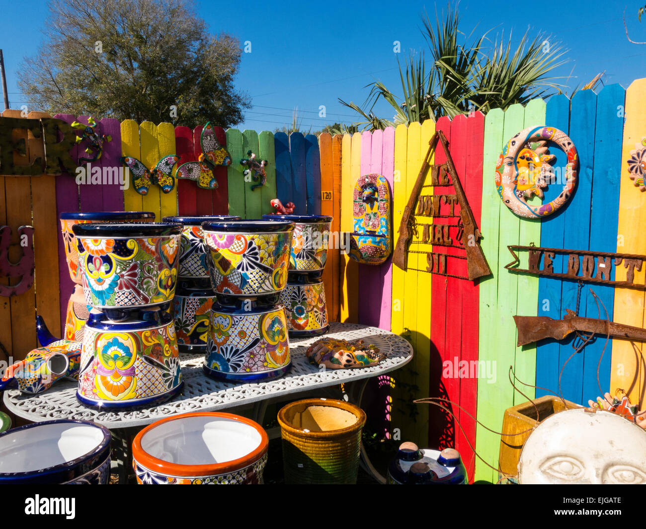 Yard Art, Florida, USA Stock Photo Alamy