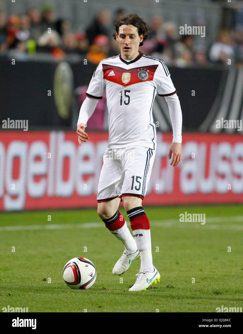 Germany's Sebastian Rudy (1899 Hoffenheim) during the friendly match  between Germany and Australia, Fritz-Walter-Stadion in Kaiserslautern on  March 25., 2015 Stock Photo - Alamy