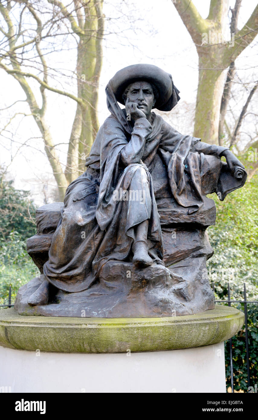 London, England, UK. Statue of Henry the Navigator in Belgrave Square