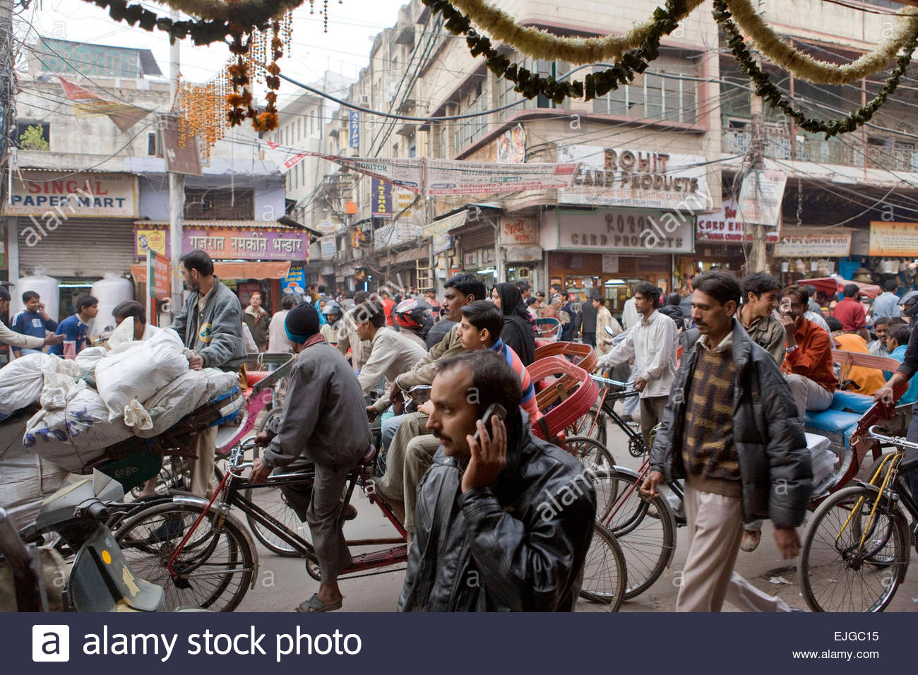 Street life, Chawri bazar, New Delhi Stock Photo 80265953 Alamy