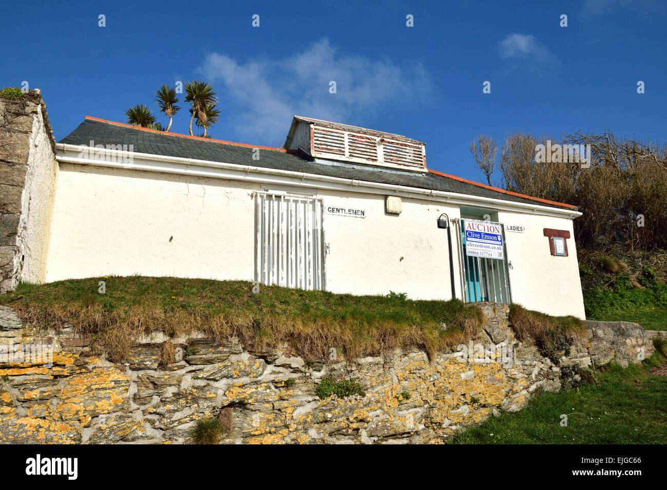 an old public toilets building for sale for development in charlestown