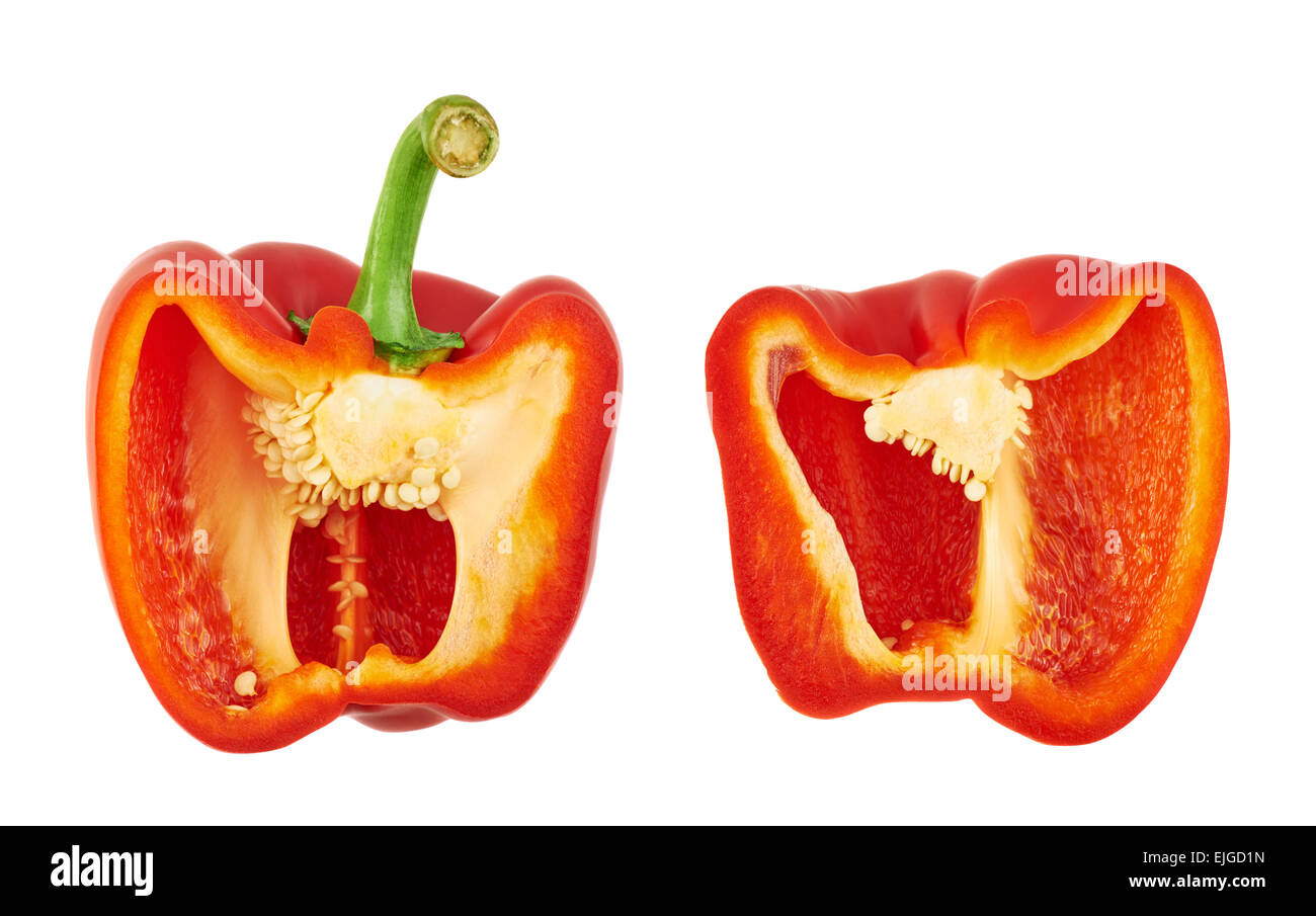 Sweet bell pepper isolated Stock Photo Alamy